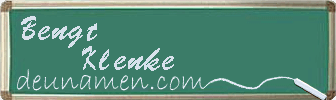 Bengt Klenke Visitenkarte